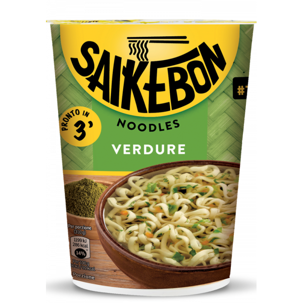 Zelenjavna juha z orientalskimi testeninami, Saikebon, 60 g