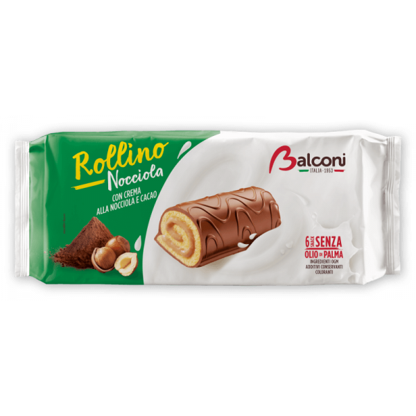 Lešnikove rolice, Balconi, 222 g