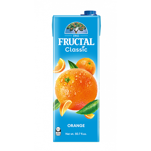 Sadna pijača classic, pomaranča, Fructal, 1,5 l