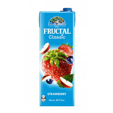 Sadna pijača classic, jagoda, Fructal, 1,5 l