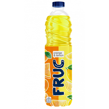 Pijača Fruc, pomaranča-limona, Fructal, 1.5 l