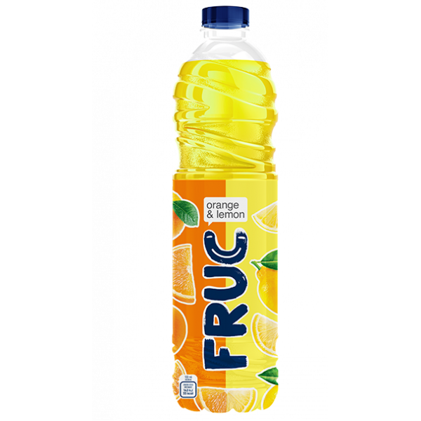 Pijača Fruc, pomaranča-limona, Fructal, 1.5 l