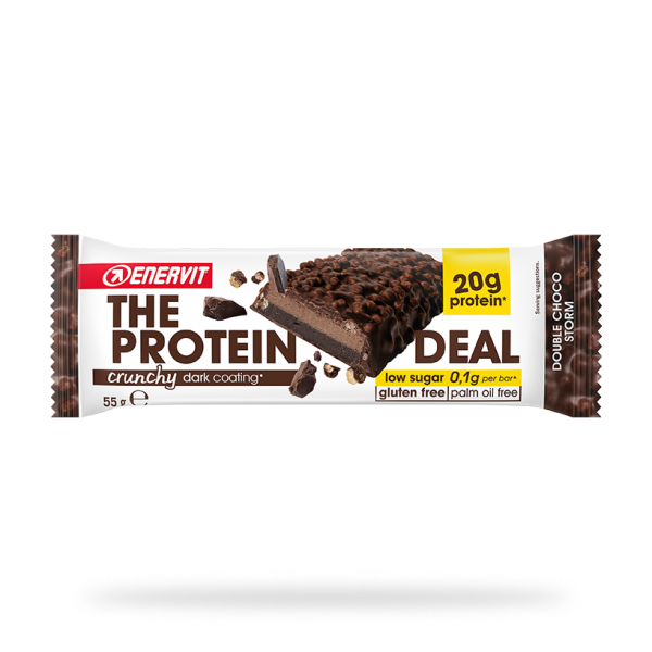 Protein deal, double choco crunchy, ENERVIT, 55 g